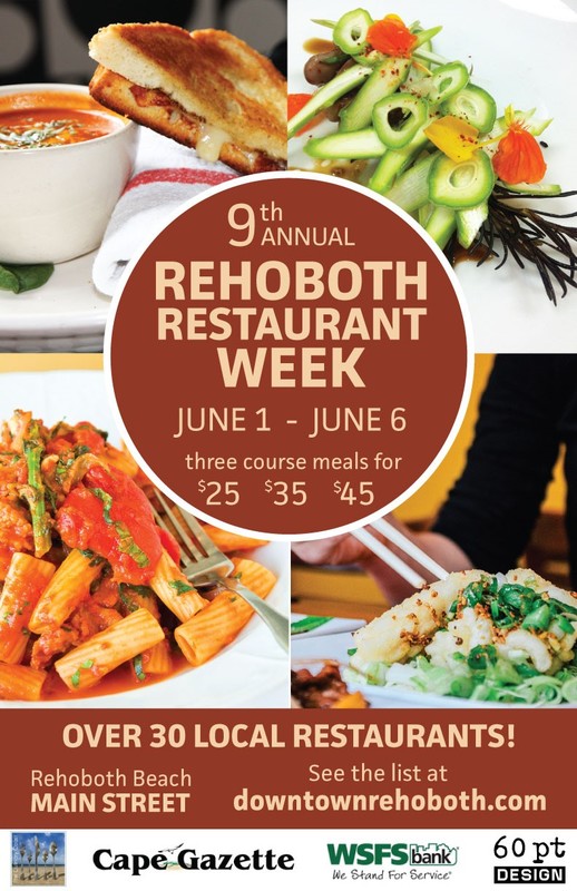 Downtown Rehoboth "Restaurant Week" Begins in 5 Days! Cape Gazette